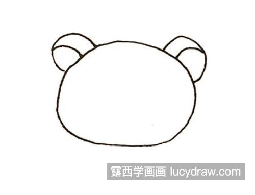 可爱带颜色小熊简笔画儿童画怎么画 可爱又简单彩色小熊简笔画教程
