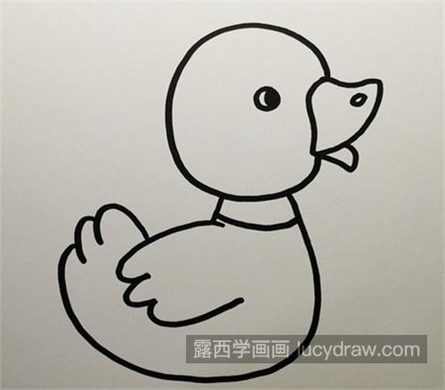 可爱彩色小鸭子简笔画带步骤画法 简单又可爱小鸭子简笔画怎么画