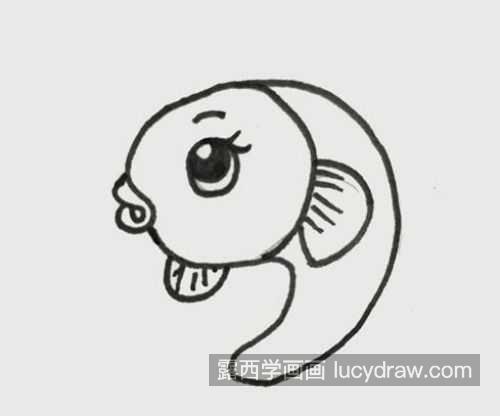 可爱彩色小鱼简笔画带步骤画法 简单带颜色小鱼简笔画怎么画