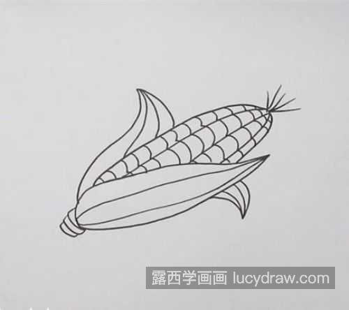 又可爱又漂亮玉米简笔画画法教学 简单又好看玉米简笔画怎么画