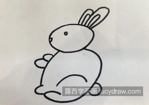 彩色可爱兔子简笔画图片大全 涂色彩色兔子简笔画怎么画