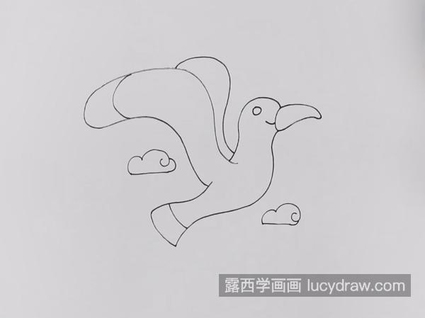 又漂亮又可爱海鸥简笔画带步骤教学 简单又可爱海鸥简笔画怎么画