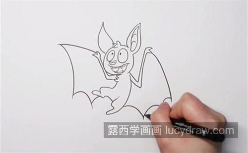 简单又好看蝙蝠简笔画怎么画 简单又漂亮蝙蝠简笔画一步一步教程