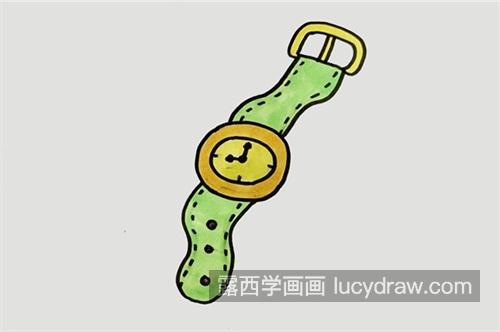 可爱卡通版手表简笔画图片大全 简单又好看手表简笔画教学