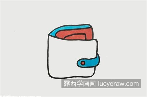 又简单又漂亮钱包的简笔画怎么画 好看又简单钱包的简笔画画法