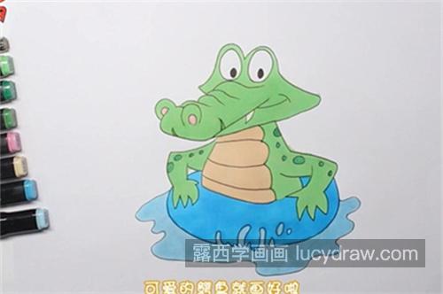 最简单的鳄鱼的简笔画怎么画 简单又好看鳄鱼的简笔画教学