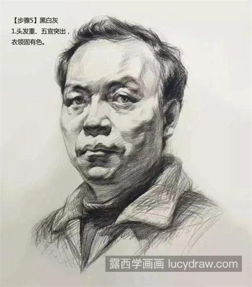 素描头像打形要怎么画形才会更准 绘画素描头像常见问题和解决办法