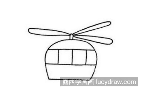 又好看又简单直升机的简笔画怎么画 霸气又帅气直升机的简笔画画法