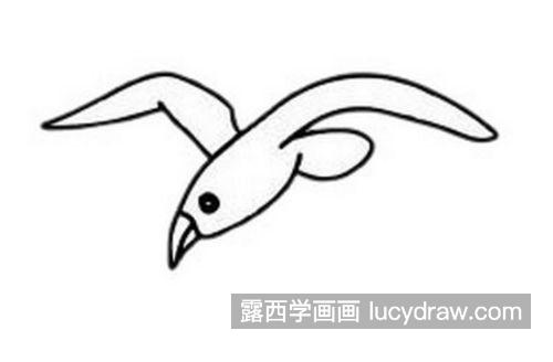好看又漂亮海鸥的简笔画怎么画 又可爱又好看海鸥的简笔画画法