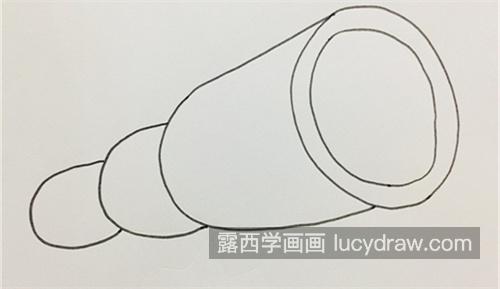 又简单又漂亮望远镜的简笔画教学 好看又简单望远镜的简笔画怎么画 