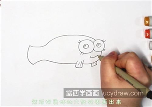 又简单又漂亮小丑鱼的简笔画怎么画 涂色好看小丑鱼的简笔教程