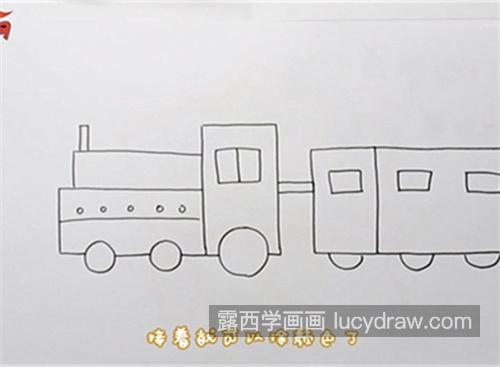 又好看又漂亮火车简笔画一步一步画法 简单又漂亮火车简笔画怎么画