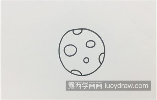 带颜色宇宙的简笔画怎么画 好看彩色宇宙的简笔画画法