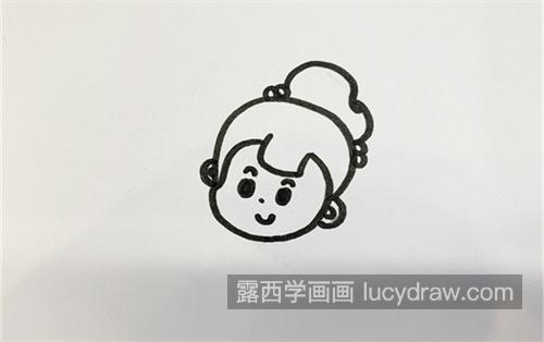 好看又漂亮古代公主简笔画怎么画 美丽可爱古代公主简笔画画法