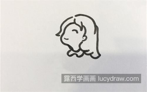 漂亮可爱女人的简笔画教学 简单又可爱女人的简笔画怎么画