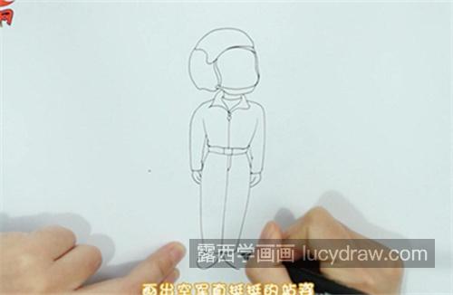 又简单又漂亮空军简笔画图片教学 好看又简单空军简笔画怎么画