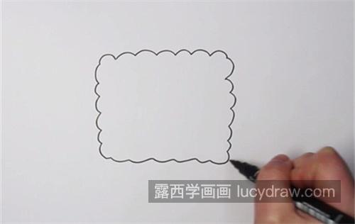 漂亮可爱饼干简笔画一步一步教学 简单又漂亮饼干的简笔画教程