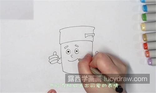 好看又漂亮垃圾桶简笔画教学 简单漂亮垃圾桶简笔画画法