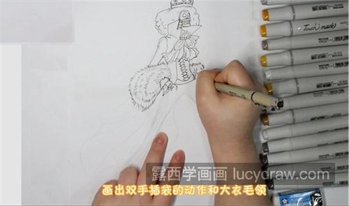 简单好看布鲁克简笔画怎么画 彩色帅气布鲁克简笔画画法