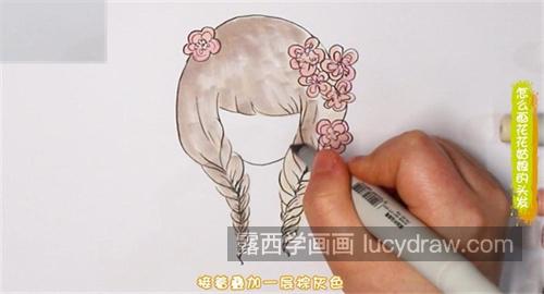 好看又漂亮姑娘发型简笔画怎么画 简单好看小姑娘发型简笔画怎么画