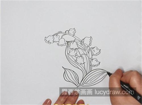 好看又漂亮铃兰花的简笔画画法 简单又漂亮铃兰花的简笔画教学