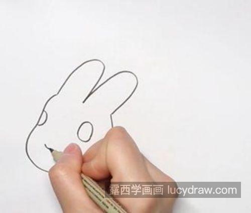 简单又好看兔子的简笔画带步骤教学 可爱漂亮兔子的简笔画画法