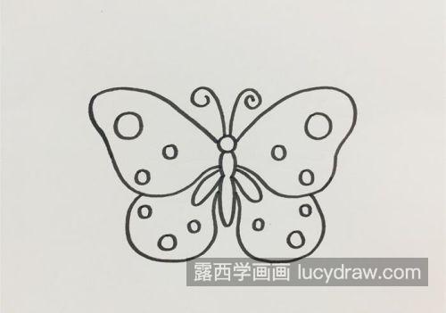 仙气又漂亮蝴蝶简笔画一步一步教程 好看简单漂亮蝴蝶简笔画图片大全