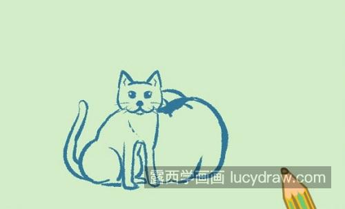 简单又漂亮猫咪的简笔画画法 可爱简单猫咪简笔画教学