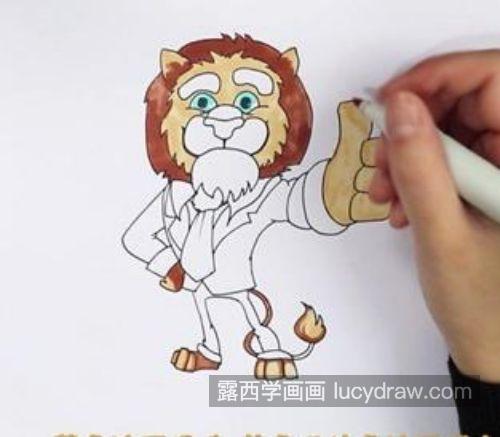 好看又简单狮子简笔画怎么画 凶猛霸气威风狮子简笔画画法