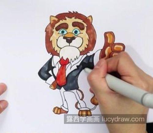 好看又简单狮子简笔画怎么画 凶猛霸气威风狮子简笔画画法