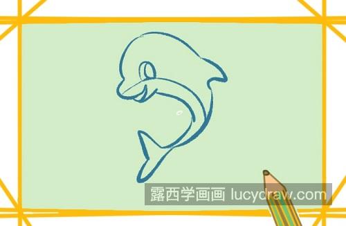 简单又漂亮海豚简笔画图片大全 可爱简单海豚简笔画画法