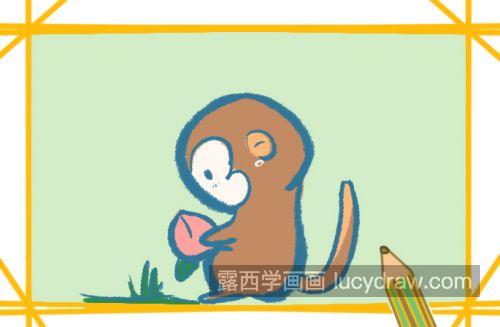 可爱又漂亮猴子的简笔画图片大全 简单又好看猴子的简笔画教学