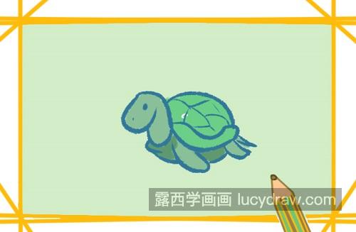 简单漂亮可爱乌龟的简笔画怎么画 又好看又可爱乌龟的简笔画画法