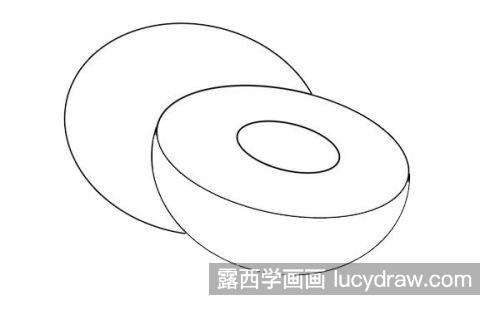 漂亮可爱猕猴桃的简笔画带步骤教学 简单又漂亮猕猴桃的简笔画教程