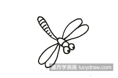 又简单又漂亮蜻蜓的简笔画怎么画 最好看蜻蜓的简笔画画法