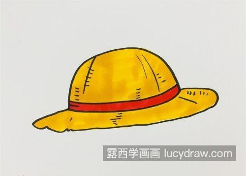 有颜色帽子的简笔画一步一步教程 简单又好看帽子的简笔画怎么画