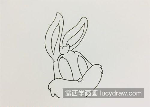 有颜色可爱小兔子的简笔画教程 简单又可爱小兔子的简笔画画法