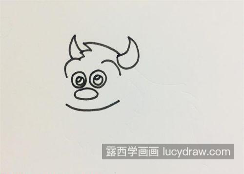 又简单又漂亮毛毛怪兽简笔画怎么画 好看彩色毛毛怪兽简笔画画法