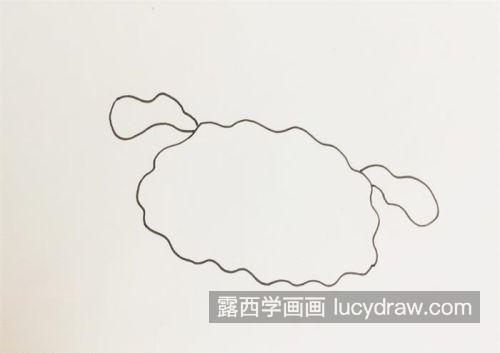 带颜色可爱蜡笔小新小白简笔画画法 彩色蜡笔小新小白简笔画一步一步教