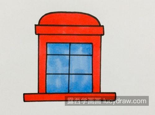 漂亮可爱窗户的简笔画图片大全 简单窗户的简笔画画法教程