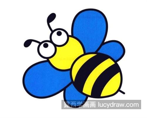 超可爱的小蜜蜂简笔画怎么画 简单的小蜜蜂绘制教程