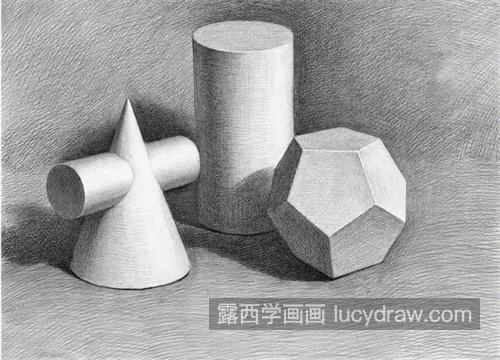 简单的素描石膏几何体怎么绘制 新手怎样绘制素描几何体