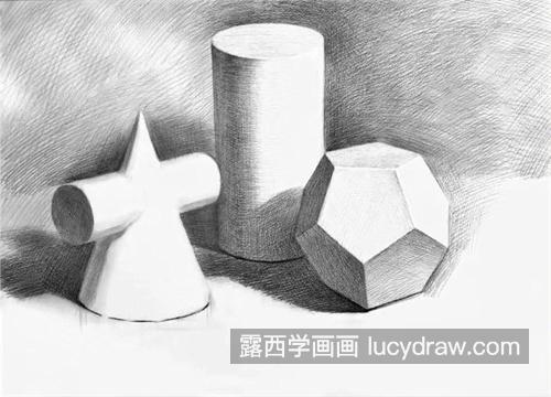 简单的素描石膏几何体怎么绘制 新手怎样绘制素描几何体