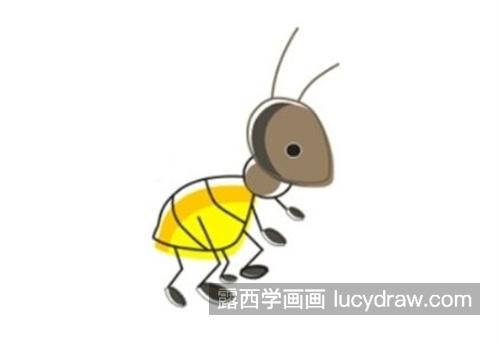 简单彩色的小蚂蚁怎么画 好看的小蚂蚁绘制教程