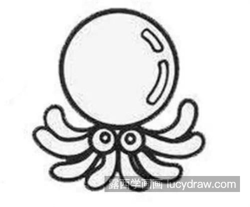 可爱呆萌的章鱼简笔画怎么画 很适合学习的章鱼简笔画绘制教程