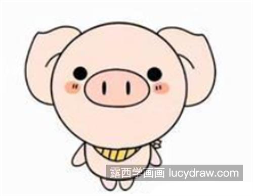 憨憨的小猪简笔画怎么画简单 优质的小猪简笔画怎么画