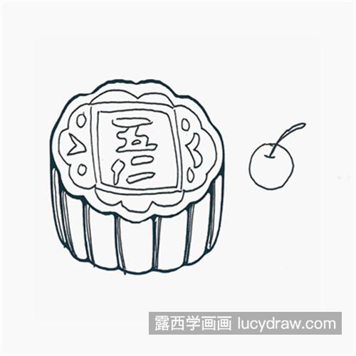 美好的五仁月饼简笔画怎么画 优质的月饼简笔画绘制教程